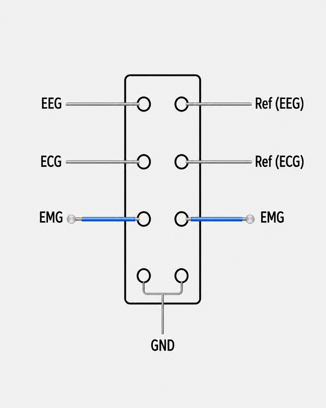 Mouse EEG/EMG/ECG Electrode (8-pin)
